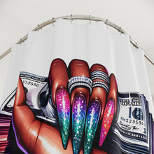 Hustle Girl Shower Curtains