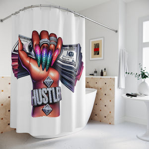 Hustle Girl Shower Curtains