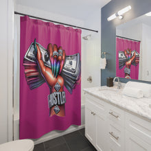 Hustle Girl Pink Shower Curtains