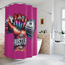 Hustle Girl Pink Shower Curtains